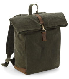 Heritage waxed canvas backpack