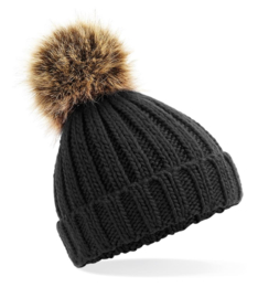 Pom Pom chunky beanie 