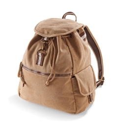 Vintage canvas backpack