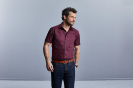 Men's Shortsleeve fitted stretch shirt 