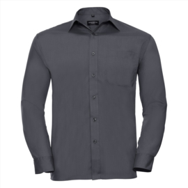 Men's Longsleeve classic polycotton poplin shirt