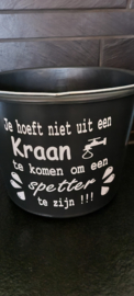 kraan spetter