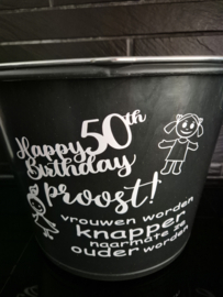 Happy 50th Birthday vrouw