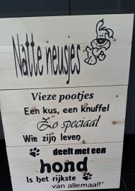 steigerhout natte neusjes 40 x 60