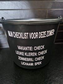 checklist - 5 liter