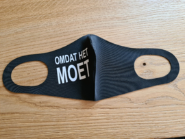 Mondkapje omdat het moet