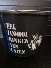 Vader veel alcohol