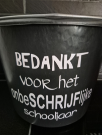 Bedankt voor het onbeschrijfelijke schooljaar