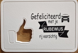 gefeliciteerd Rijbewijs 2