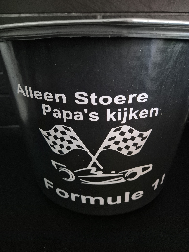 Alleen stoere papa's kijken F1