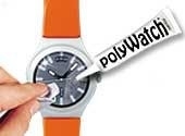 Polywatch voor het polijsten van kunststof  horlogeglazen..