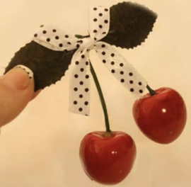 Cherry pinup haarclip