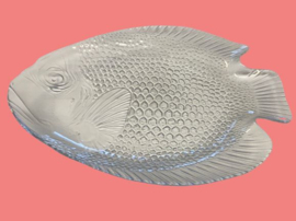 70s/80s blast from the past gehard glazen Tilapia visservies