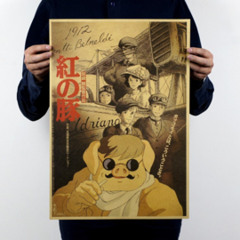 Ghibli Studio Porco Rosso poster