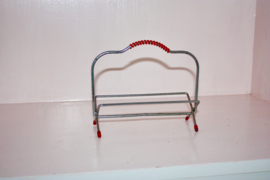 Mategot 50s draadstalen servet / brievenhouder