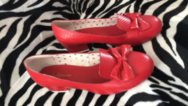 LOLA RAMONA rockabilly pinup flats met strikje