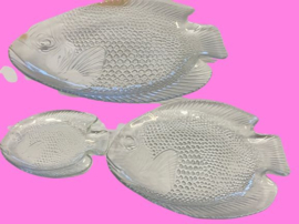 70s/80s blast from the past gehard glazen Tilapia visservies