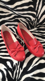 LOLA RAMONA rockabilly pinup flats met strikje