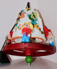 Vintage kinderkamer kabouter lamp