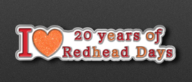 PIN - I <3 20 years of Redhead Days