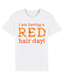 T-shirt - Men - Having a Red hair day - Colour