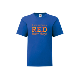 T-Shirt Kids - RED Hair Day - 2025