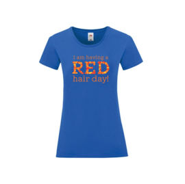 T-shirt Woman - RED Hair Day - 2025