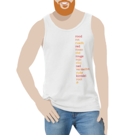 Tanktop Unisex - Wit