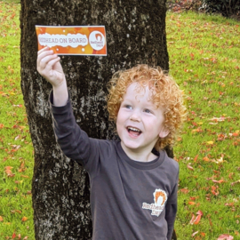 Redhead on Board Bumpersticker