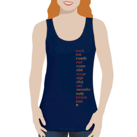 Tanktop Dames - Navy (Donkerblauw)