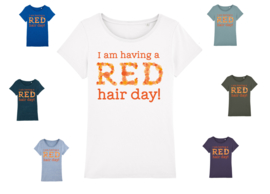 T-shirt - Women -  Having a Red hair day - Colour