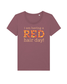 T-shirt Dames - RED Hair Day - 2023