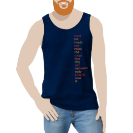 Tanktop Unisex - Navy (Donkerblauw)