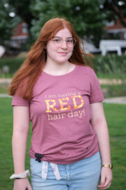 T-shirt Women - RED Hair Day - 2023