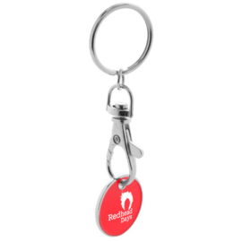 Keyring with Shopping Cart Coin