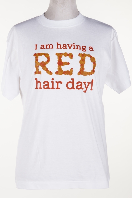 red hair t shirts