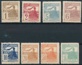 Honduras 1898. UPU complete serie **