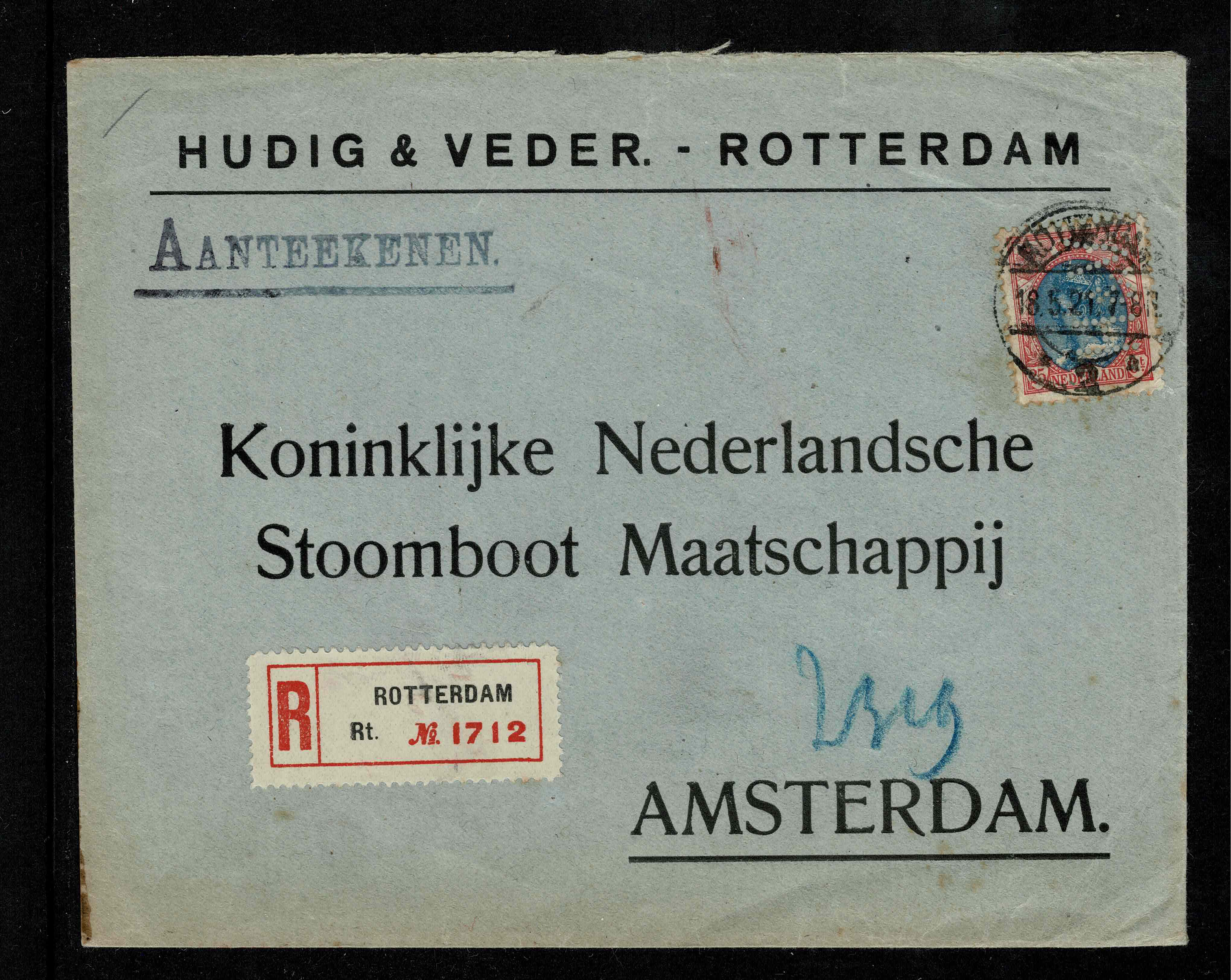 H&V Hudig & Veder  Rotterdam naar KNSM Amsterdam