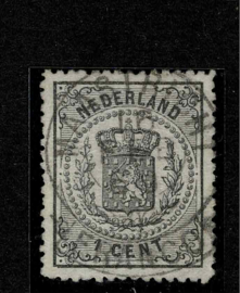 MAASTRICHT op 14 1 ct. Zwart.