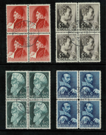 1935. 274/7 Zomerzegels in ⊞⦿