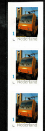 NS E 189 114 Traxx station Tilburg CS (rolzegel in strip van 5 zegels)