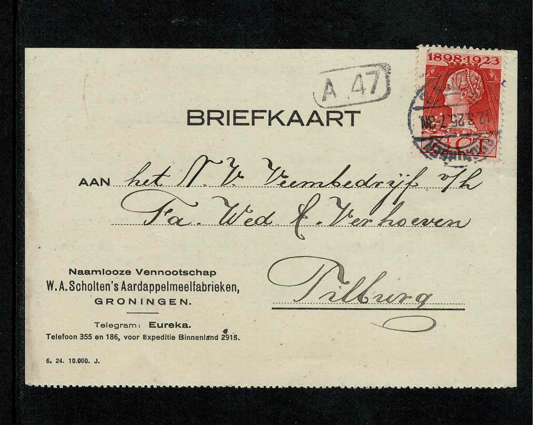 S type 4 W.A. Scholten's aardappelmeelfabrieken Groningen