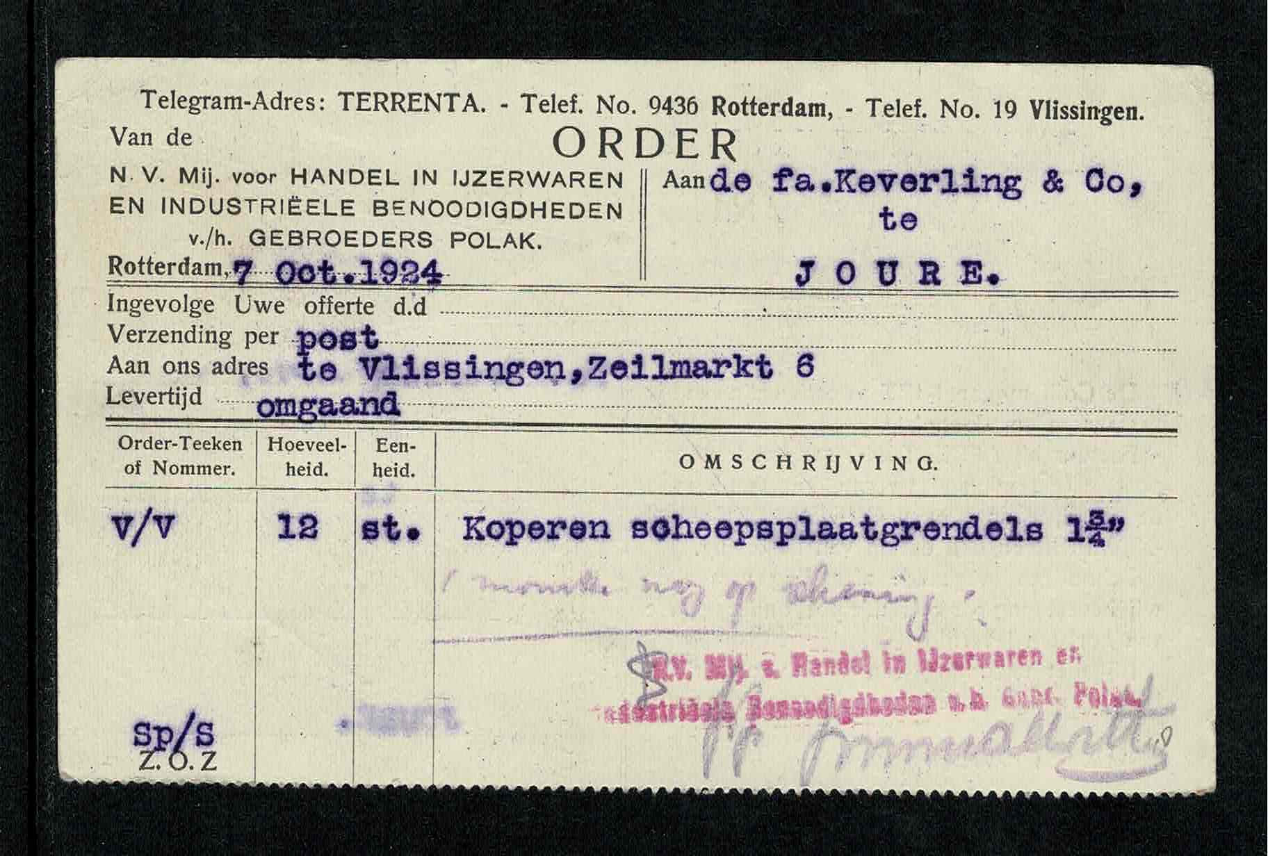 GPV Gebr. Polak vestiging Rotterdam