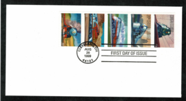 USA 1999. All Aboard FDC Eerste Dag Envelop ✉︎⦿