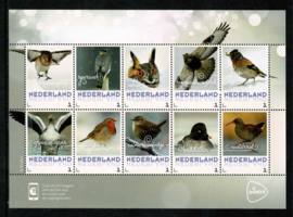 2017. Vogels in 4 seizoenen. Complete set vellen **