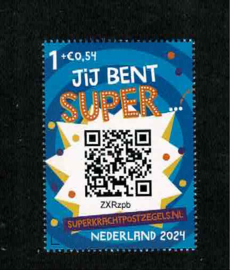 2024. Kinderzegels  ** Bijzondere variatie ** Groot formaat zegel