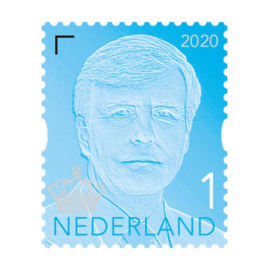 2020. 3896/98  Willem Alexander. Gestanste serie met jaartal 2020 **