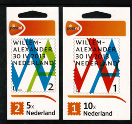 2013. V3057/8 Inhuldiging Willem-Alexander