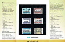 Slovenië 2001. Presentation Pack met 6 verschillende zegels **. Moeilijk verkrijgbaar