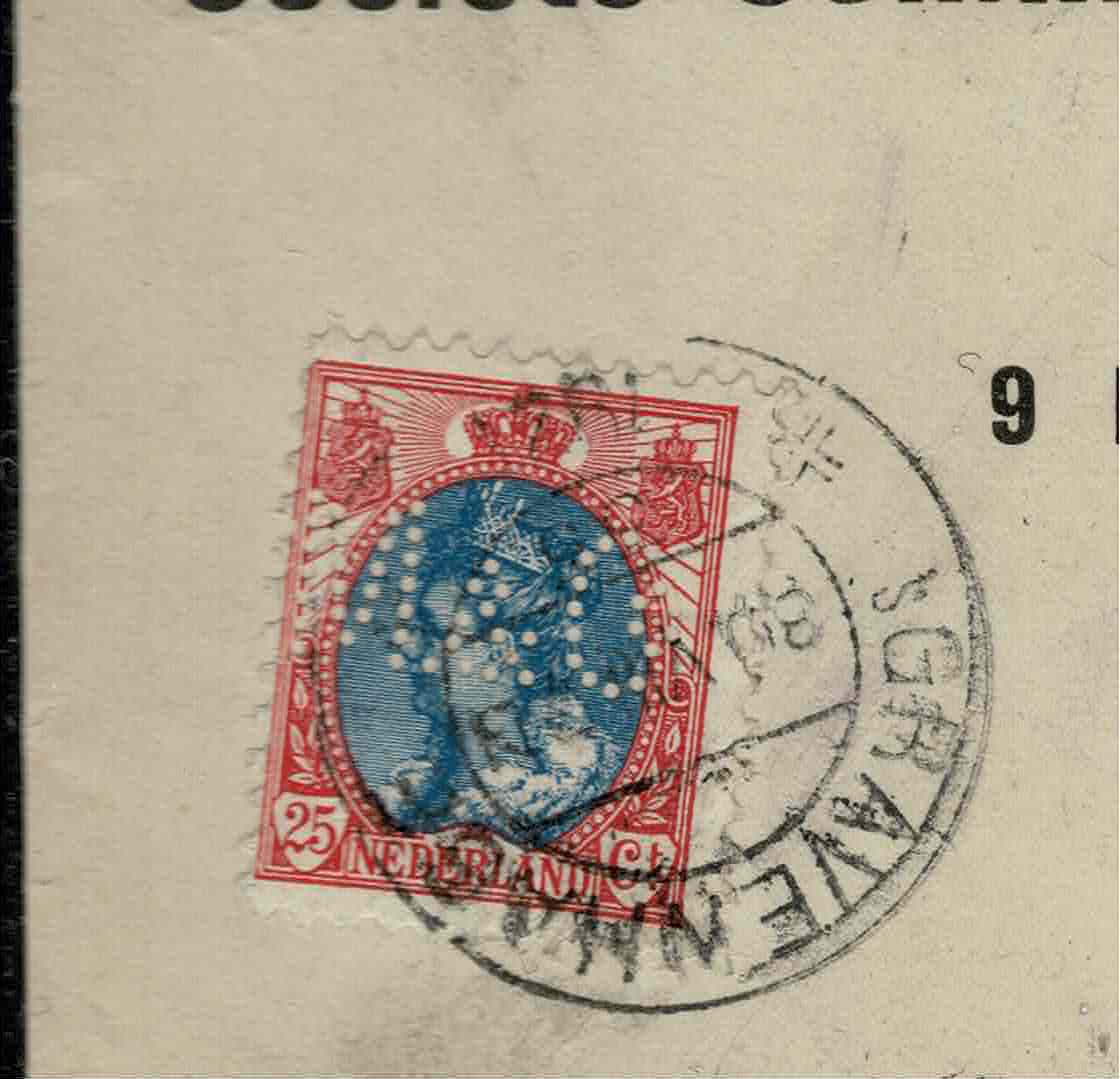 M&C0 Den Haag Frankering Expresse naar Frankrijk op frontje